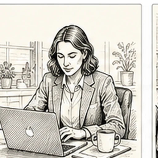 The REPS Spouse — side-by-side composition of a briefcase (W-2 spouse) and tally notebook (REPS spouse) connected by a joint return